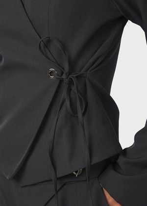 Simmi eyelet blouse Dark Grey Neo Noir